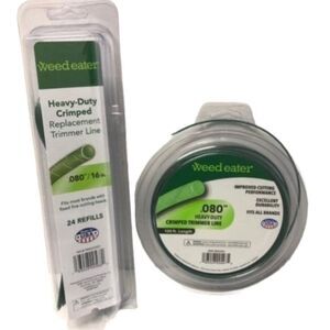 Trimmer Line .080" Green Crimped and Replacement Line New